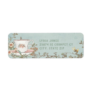 Wildflower Tea Party  Label