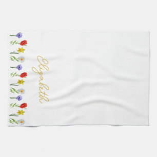 Wildflower Tea Towel