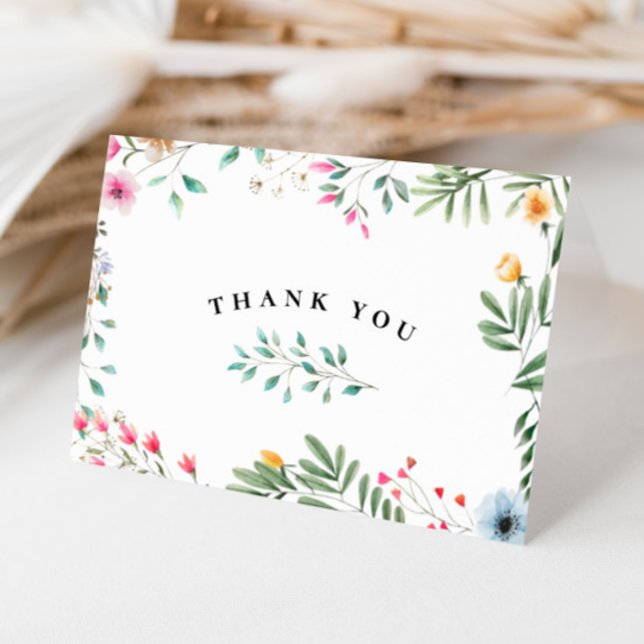 Wildflower Thank You Card (Creator Uploaded)