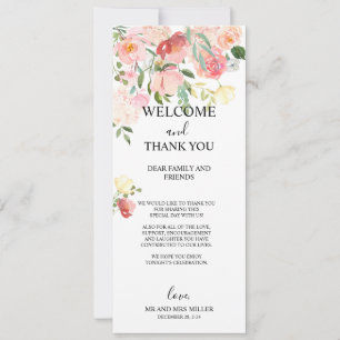 Wildflower Thank You Card, Desk Thank You Card