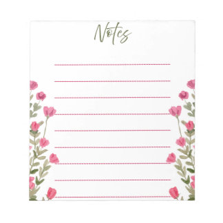 Wildflower Thoughts Notepad
