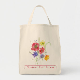 Wildflower tote bag