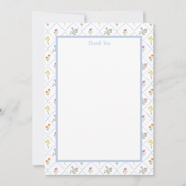 Wildflower Trellis | Greeting Card (Front)