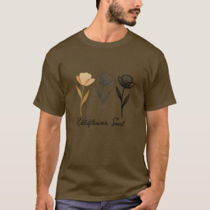 Wildflower trendy Design T-Shirt