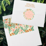 Wildflower Vines Pink Green Elegant Wedding Custom Classic Round Sticker<br><div class="desc">Perfect floral pattern sticker for a custom wedding, engagement, bridal shower, or birthday. Click "personalise" to add your own text, change the colours, layouts and fonts. I have matching envelopes, invitations, RSVP cards, napkins, paper plates, cups, menus, gift boxes, thank you cards and more! Check out my shop for lots...</div>