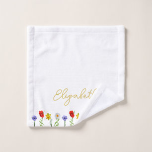 Wildflower Wash Cloth