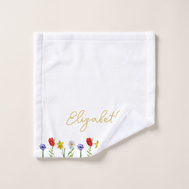 Wildflower Wash Cloth (Wash Cloth)