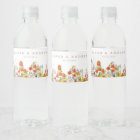 Wildflower Water Bottle Labels - Wedding Flowers