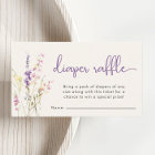 Wildflower Watercolor Diaper Raffle Baby Shower