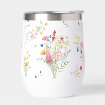 Wildflower Watercolor Floral Pattern