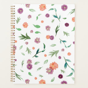 Wildflower Watercolor Floral Planner