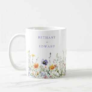 Wildflower Wedding Coffee Mug