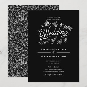 Wildflower Wedding Invitation