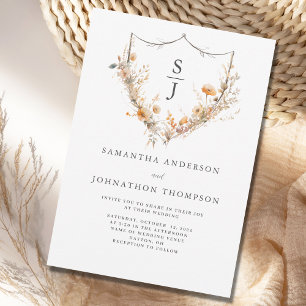 Wildflower Wedding Invitation
