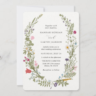Wildflower Wedding Invitation