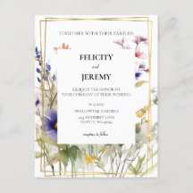 Wildflower Wedding Invitation