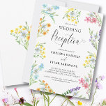 Wildflower Wedding Reception Only Delicate Floral Invitation<br><div class="desc">Wildflower wedding reception only invitation with delicate wild flowers and beautiful calligraphy. This pretty watercolor wildflower design has dainty meadow flowers in pink lilac orange blue and yellow. Perfect for spring and summer themes from country floral garden to organic boho. If you would like matching products, please browse my Wildflower...</div>