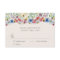 Wildflower Wedding Rustic Country Flower RSVP Card