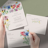 Wildflower Wedding Rustic Country Wild Flowers