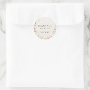 Wildflower Wedding Stickers