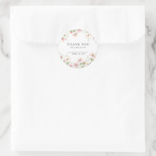 Wildflower Wedding Stickers