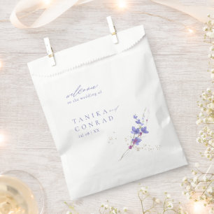 Wildflower Wedding Watercolor Welcome Peri ID954 Favour Bags