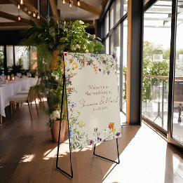 Wildflower Wedding Welcome 
