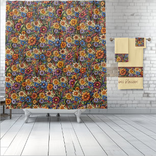 Wildflower Whimsy Shower Curtain