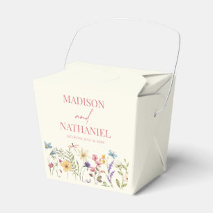 Wildflower Wild Flower Floral Garden Wedding Favour Box