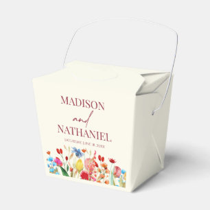 Wildflower Wild Flower Floral Garden Wedding Favour Box