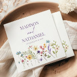 Wildflower Wild Flower Floral Garden Wedding Napkin<br><div class="desc">These are Wildflower Wild Flower Floral Garden Wedding Paper Napkins!</div>