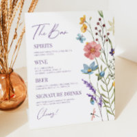 Wildflower Wild Flower Floral Wedding Bar