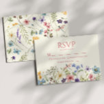 Wildflower Wild Flower Floral Wedding RSVP Card<br><div class="desc">This is a Wildflower Wild Flower Floral Wedding RSVP Card!</div>