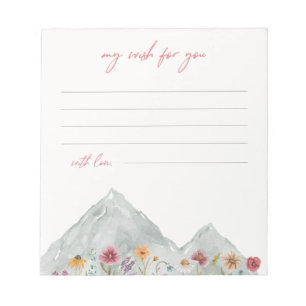 Wildflower Wish Notecards Wildflower Notepad