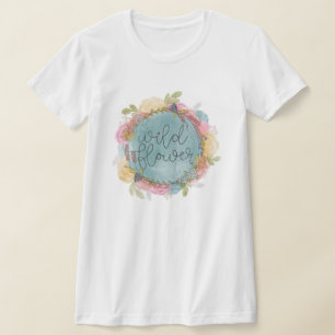 Wildflower Wreath Floral T-Shirt