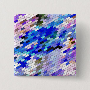 WILDFLOWERS 15 CM SQUARE BADGE