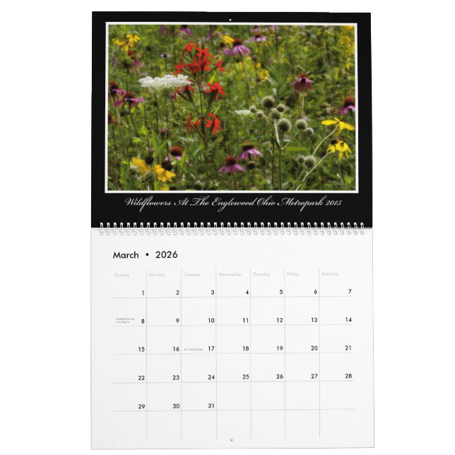 Wildflowers 2017 Calendar By Thomas Minutolo (Mar 2026)