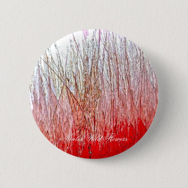 WILDFLOWERS 6 CM ROUND BADGE (Front)