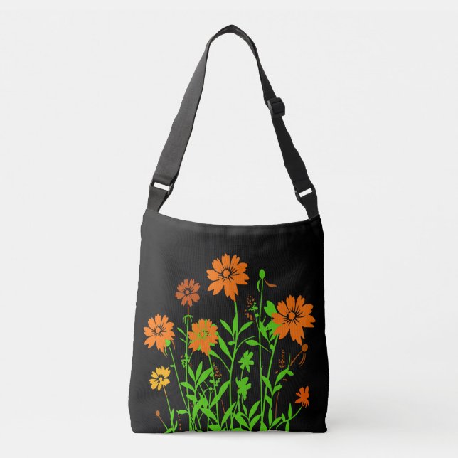 Wildflowers-79156 Crossbody Bag (Front)
