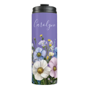 Wildflowers & Add your name Thermal Tumbler