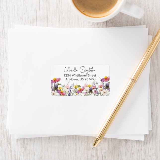 Wildflowers Address Label (Insitu)