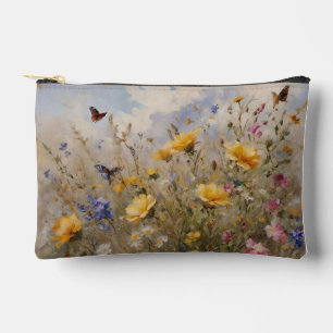 Wildflowers and Butterflies Accessory Pouch