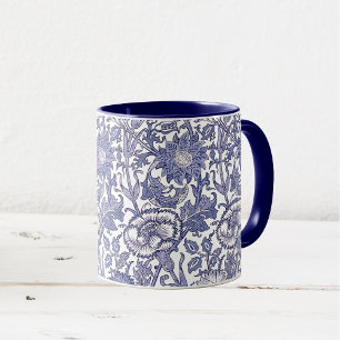 Wildflowers and Butterflies Watercolor Pattern Mug