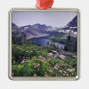 Wildflowers and Hidden Lake, Shrubby Metal Tree Decoration