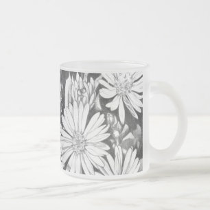 Wildflowers Art Beer Glass Honey Bee & Flowers Cup
