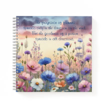 Wildflowers at Dusk & Quote