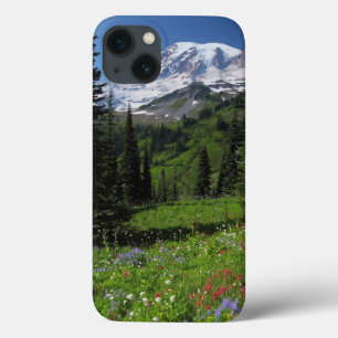 Wildflowers at Mount Rainier iPhone 13 Case