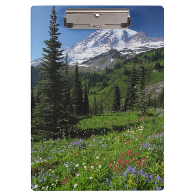 Wildflowers at Mount Rainier Clipboard (Front)