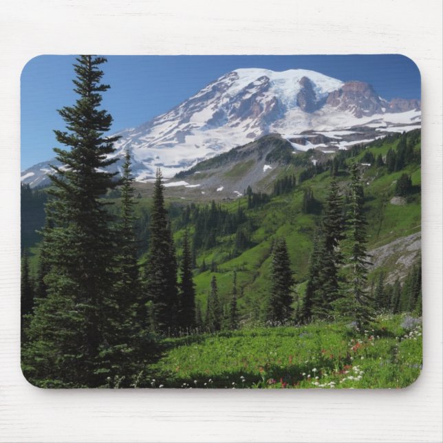 Wildflowers at Mount Rainier Mouse Mat (Front)