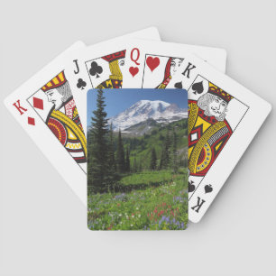 Wildflowers at Mount Rainier Playing Cards